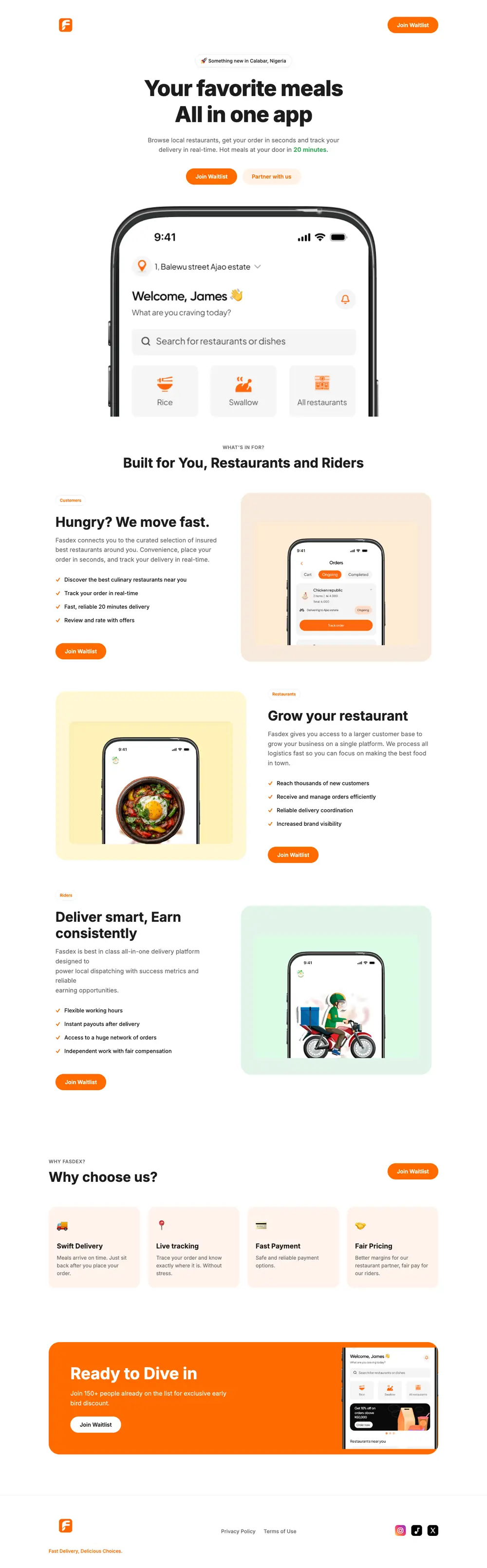 Fasdex website preview