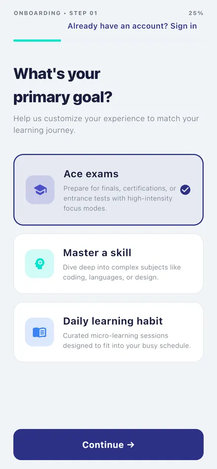 MedQuiz app screen