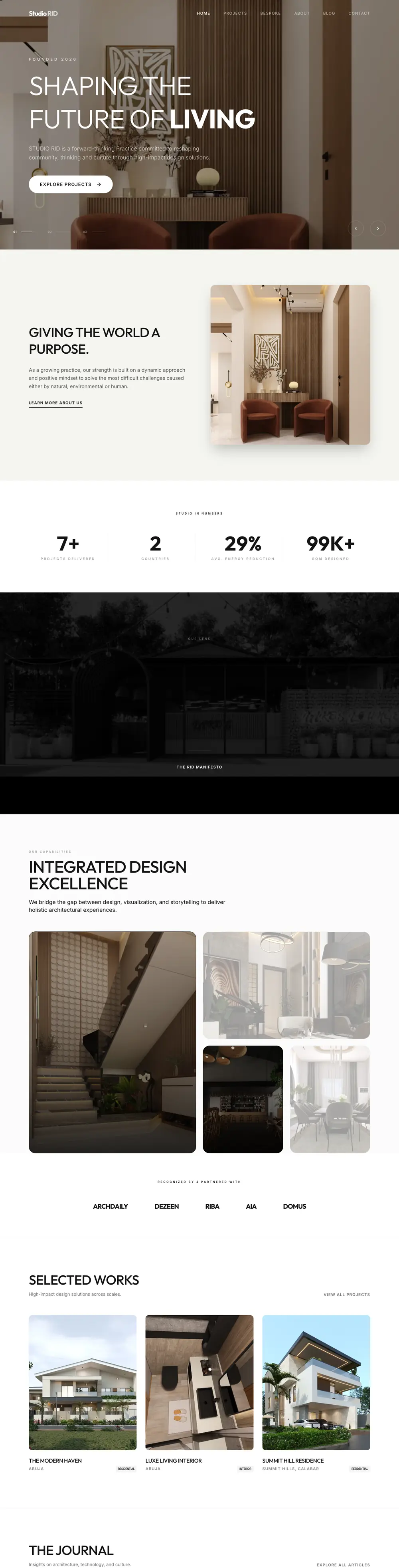Studio RID website